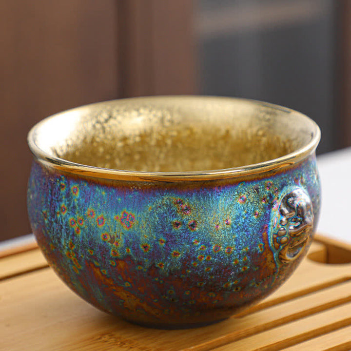 Tazas de té de cerámica coloridas de las Buddha Stones - 9,2 cm x 5,8 cm x 200 ml - image 16