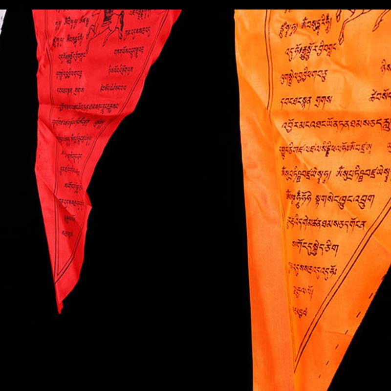Bendición tibetana al aire libre 25 piezas decoración de bandera de oración triangular