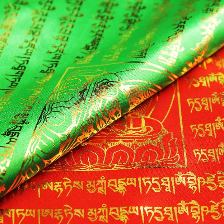 Bandera tibetana de oración al aire libre, 5 colores, caballo de viento, Buda, escrituras propicias