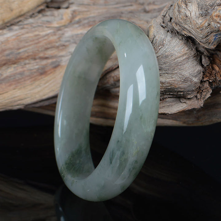 Brazalete curativo de la suerte de jade natural