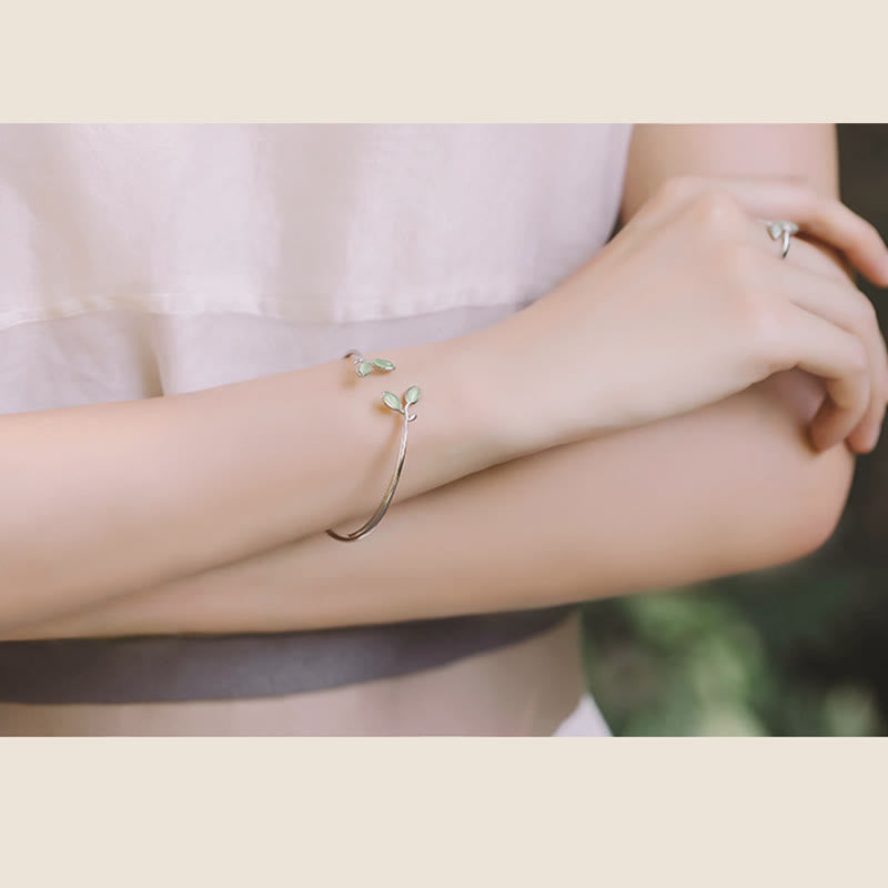 Brazalete con diseño de Buddha Stones, brazalete con soporte para ojo de gato