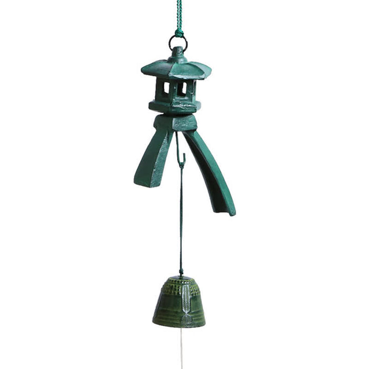 Campana colgante de pared auspiciosa, campana de la suerte, decoración del hogar hecha a mano