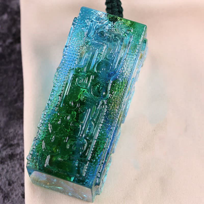 Pieza de arte de cristal Liuli hecha a mano Feng Shui, decoración para el hogar y la Oficina - image 4