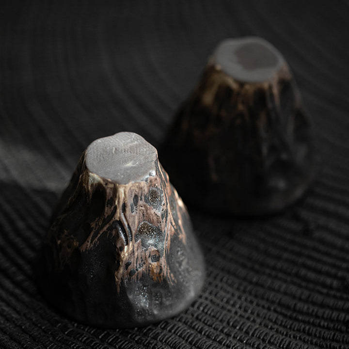 Taza de té de cerámica Zen con forma de flor de loto, Buddha Stones, taza de té de Kung Fu, 50ml