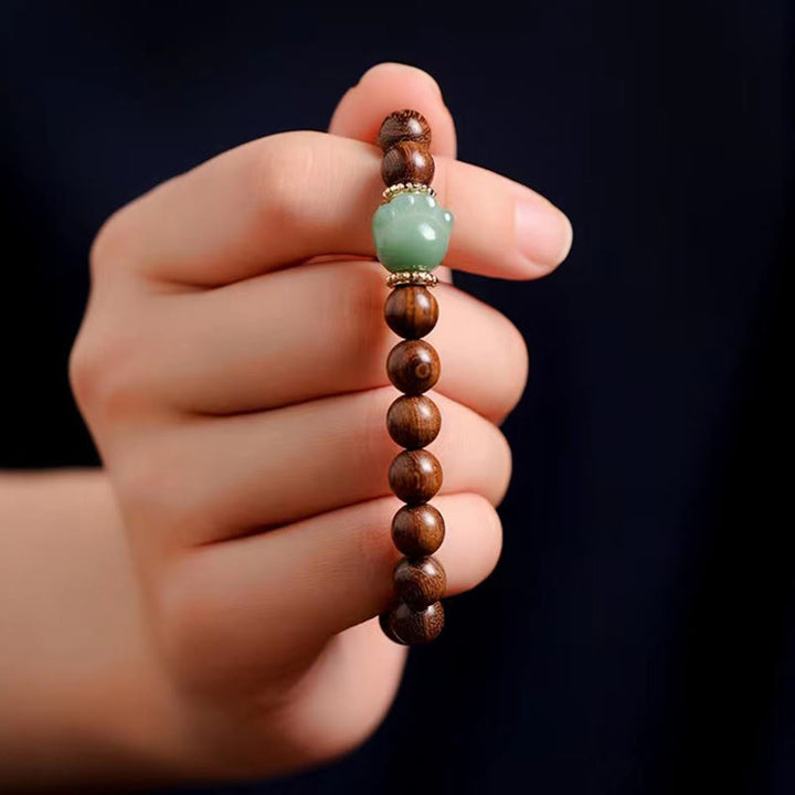 Pulsera de protección de pata de gato encantadora de sándalo con Buddha Stones - image 4