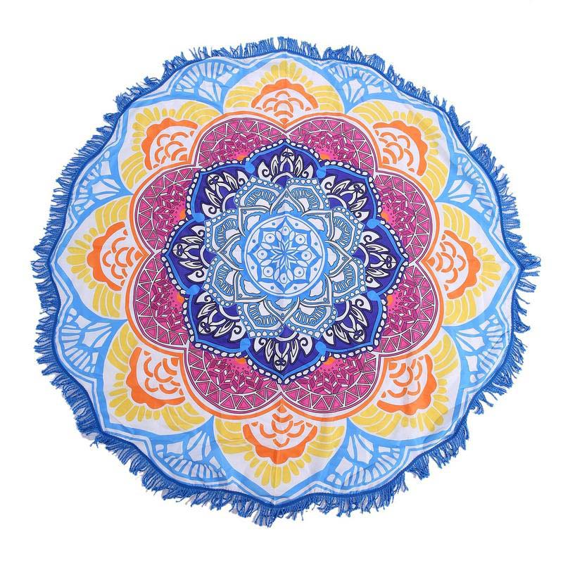Decoración de estera de armonía con Mandala tibetano de Buddha Stones