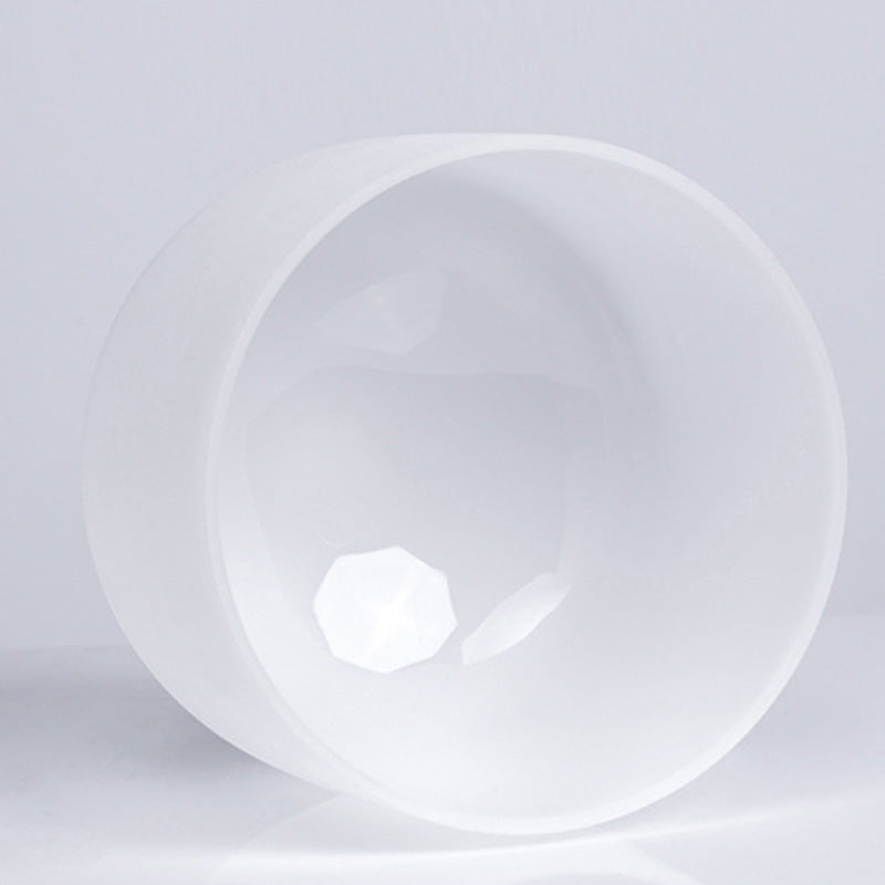 OM Crystal Sound Bowl Meditación hecha a mano para atención plena y protección Singing Bowl