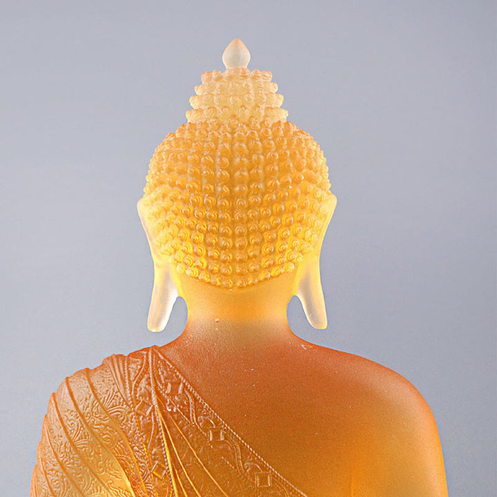 Buddha Stones, estatuilla hecha a mano de Buda, pieza de arte de Liuli, estatua de serenidad, decoración para el hogar - image 11