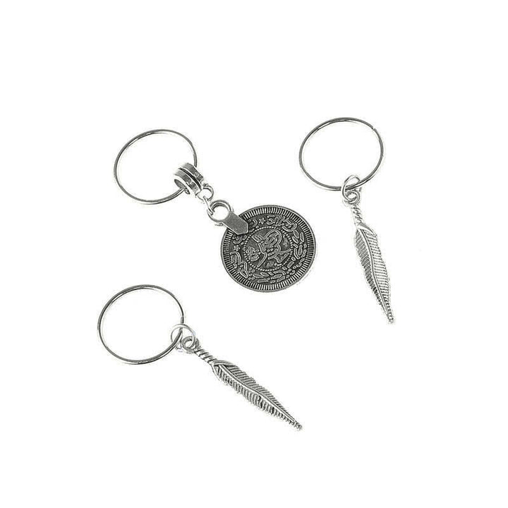 Buddha Stones, hojas antiguas, monedas, cuentas, pasador, horquillas, decoración - image 5