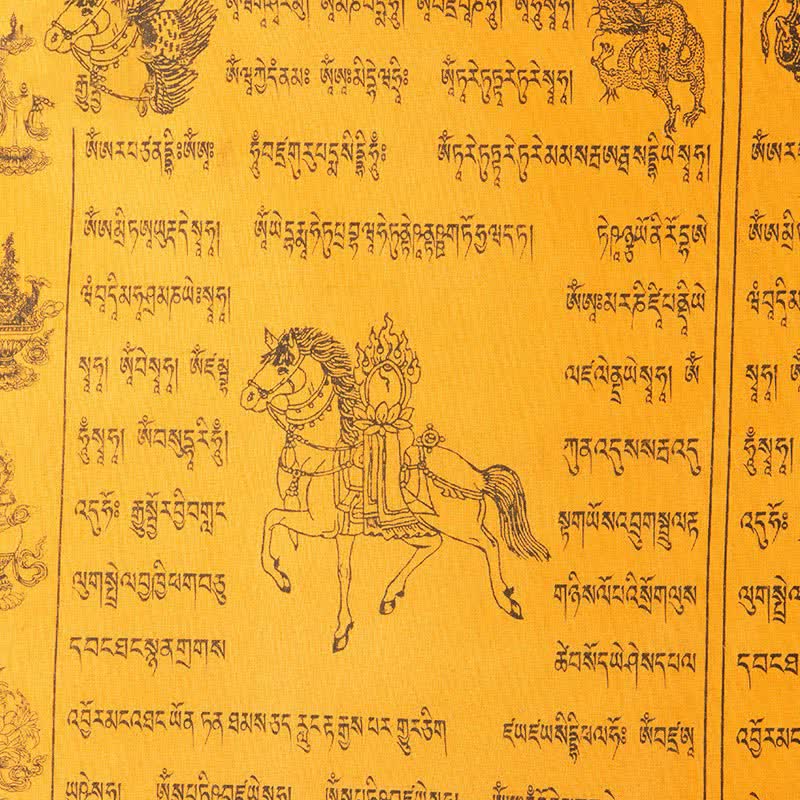 Bandera tibetana de oración al aire libre, 5 colores, caballo de viento, felicidad, auspicioso