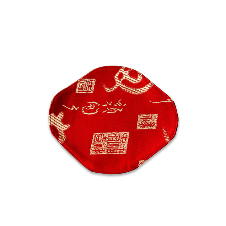 Buddha Stones, ola de mar Vintage, flor de ciruelo de bambú bordada