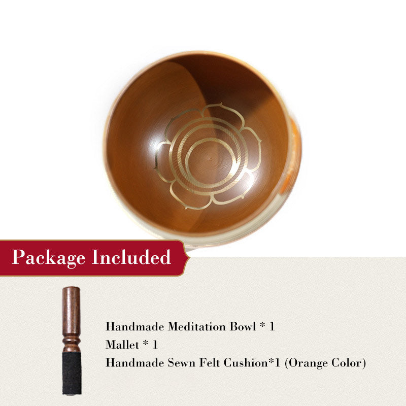 Cuenco con sonido tibetano de Buddha Stones hecho a mano para curación de chakras y meditación de atención plena, juego de cuencos para cantar
