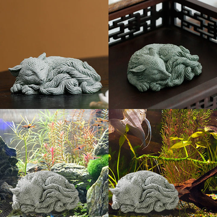 Buddha Stones pequeñas de nueve colas, protección de zorro, decoración para el hogar, té, mascota - image 6