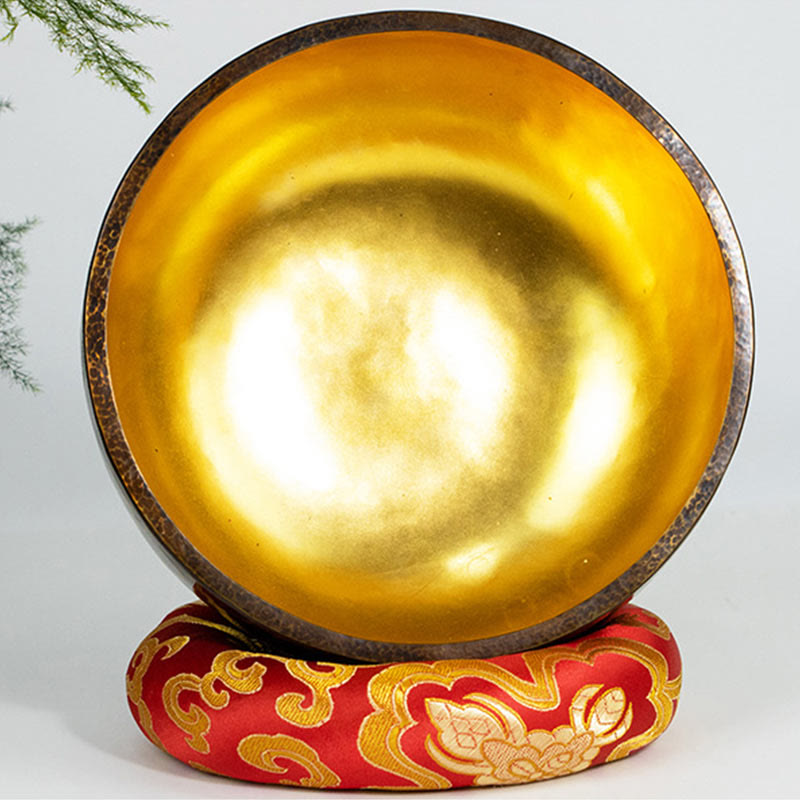 Cuenco de sonido de meditación tibetana, juego de cuencos de canto de atención plena para Yoga curativo hecho a mano - image 5