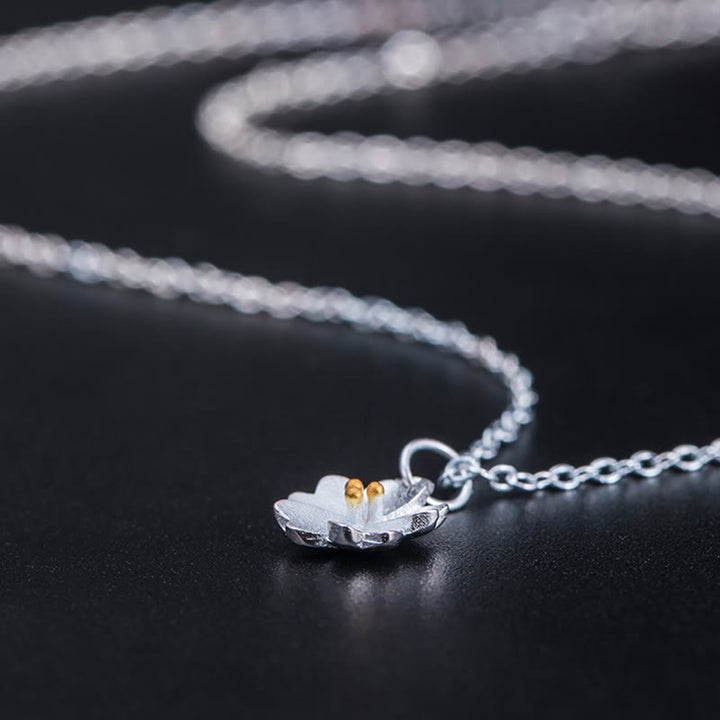 Colgante de plata de ley 925 con Buddha Stones , flor de cerezo, bendición de flores - image 9