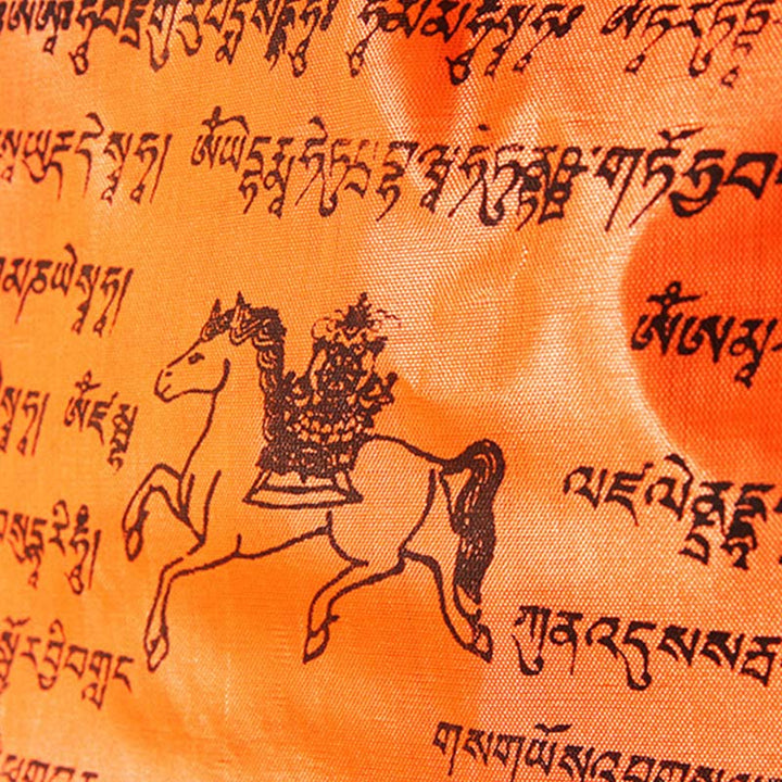 Bendición tibetana al aire libre 25 piezas decoración de bandera de oración triangular