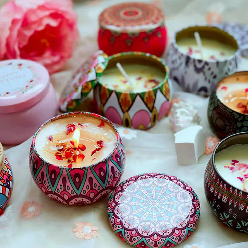 Té blanco Flor de jengibre Lavanda Gardenia Vela de cera de soja perfumada Regalo para familiares y amigos - image 20