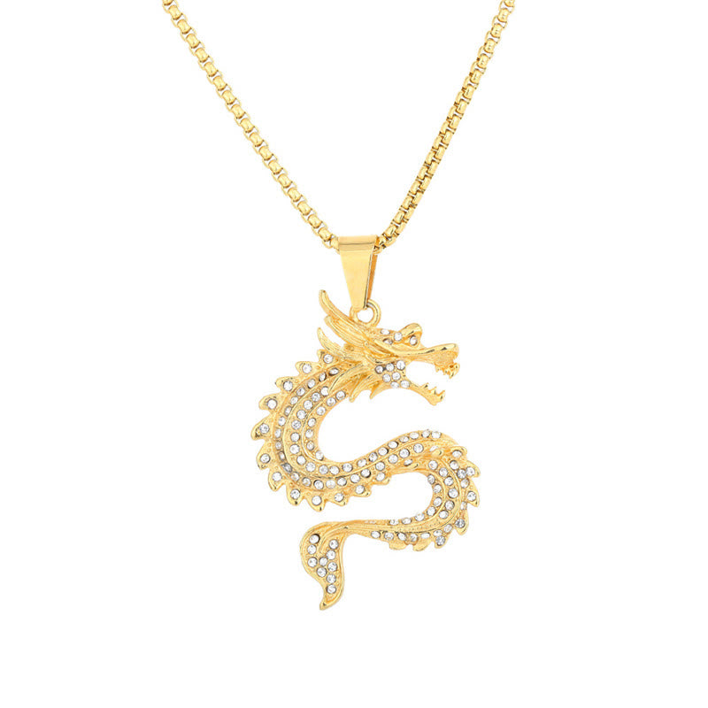 Colgante de collar de protección con circonita y dragón del zodiaco chino con Buddha Stones - image 5