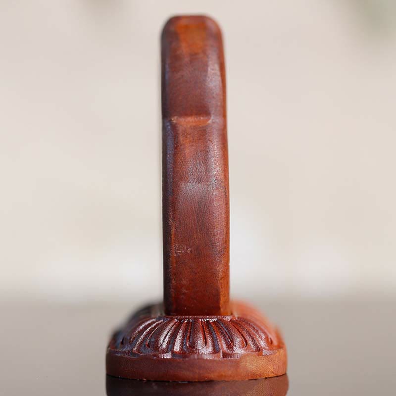 Estatua de la compasión grabada en madera de Buda Vajrasattva, decoración - image 3