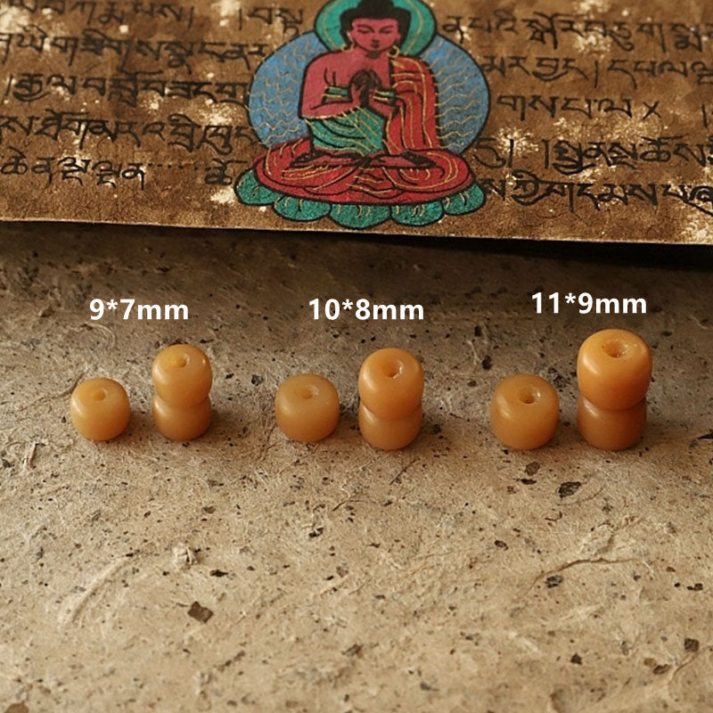 Tíbet 108 Mala cuentas Bodhi semilla Bagua Vajra pulsera de riqueza