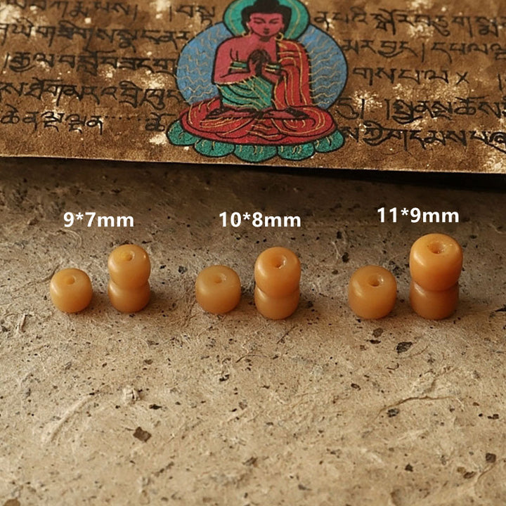 Tíbet 108 Mala cuentas Bodhi semilla Bagua Vajra pulsera de riqueza