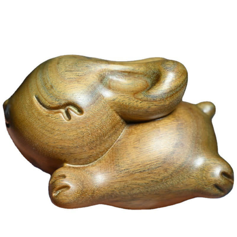 Buddha Stones Sándalo Verde Pequeño Mini Lindo Conejo Conejito Paz Decoraciones - image 20
