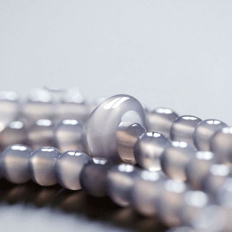 Pulsera curativa de meditación de cristal de amatista natural - image 17