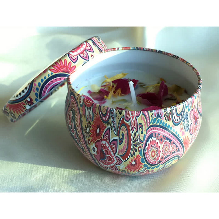 Té blanco Flor de jengibre Lavanda Gardenia Vela de cera de soja perfumada Regalo para familiares y amigos - Limón - image 13