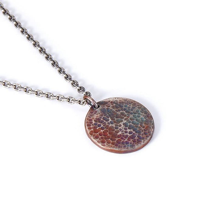 Collar con colgante de equilibrio de agua y fuego Yin Yang de plata de ley 990 con Buddha Stones - image 7