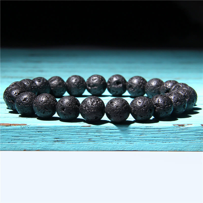 Pulsera con cuentas de equilibrio de cristal de piedra de ágata natural