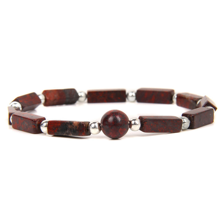 Pulsera de equilibrio espiritual con Buddha Stones, cristal natural, amatista, ojo de tigre