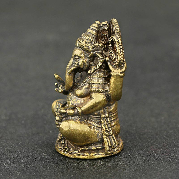 Estatua del elefante Ganesh Ganpati, decoración del hogar de la riqueza