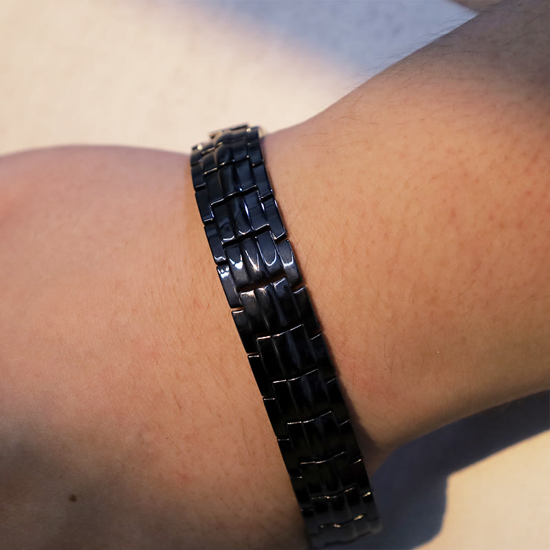 Brazalete de pulsera de cobre sólido magnético vintage - image 6