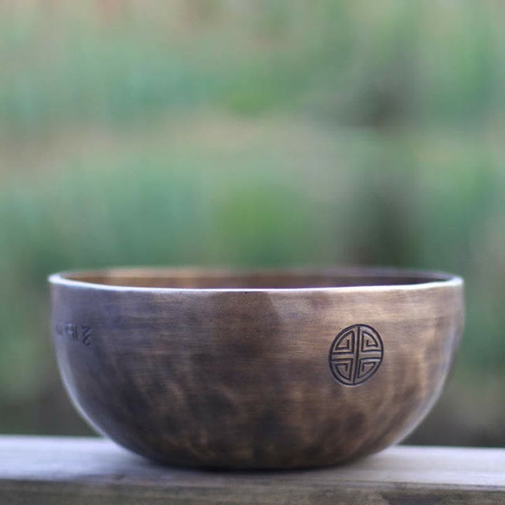 Cuenco tibetano Lunar Rainbow Full Moon hecho a mano para curación y meditación, juego de cuencos con sonido de energía positiva
