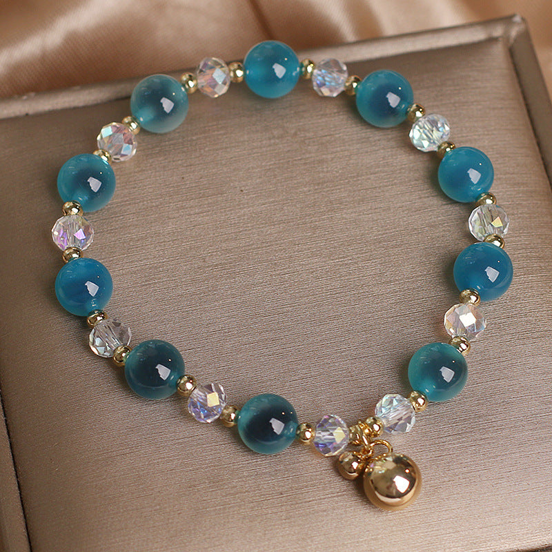Pulsera con dijes de cuentas de armonía curativa de ágata dulce con Buddha Stones