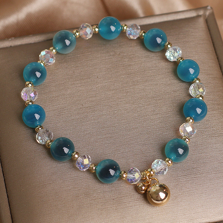Pulsera con dijes de cuentas de armonía curativa de ágata dulce con Buddha Stones