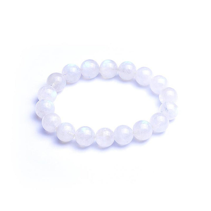 Pulsera de prosperidad de piedra lunar natural de Buddha Stones
