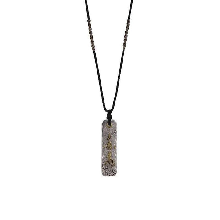 Buddha Stones haciendo una fortuna, carácter chino, moneda de cobre, colgante de collar de riqueza - image 9