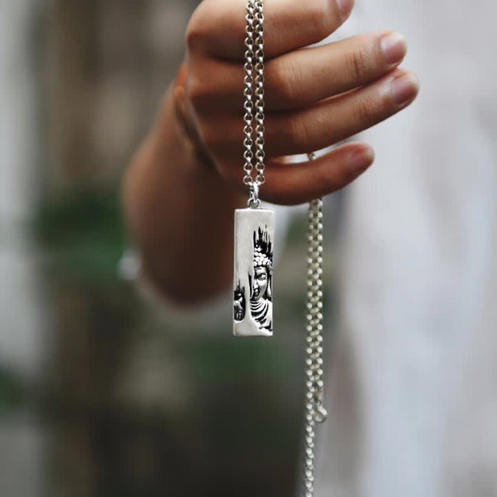 Collar con colgante de Buddha Stones, Tathagata, protección y fuerza, estilo vintage - image 8