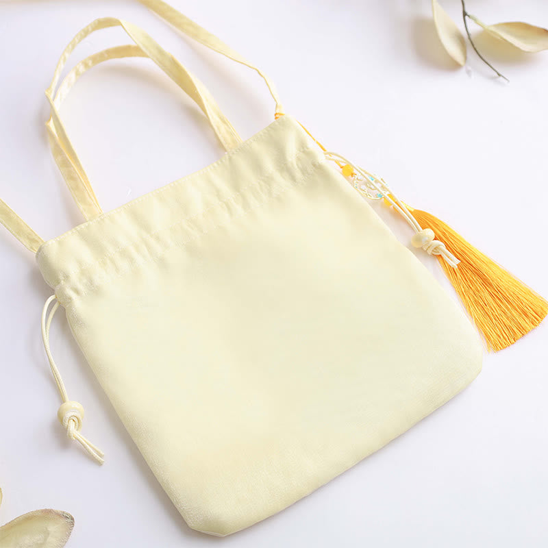 Buddha Stones Lotus Peony Epiphyllum Phoenix Suzhou bordado algodón lino Tote bandolera bolso de hombro bolso
