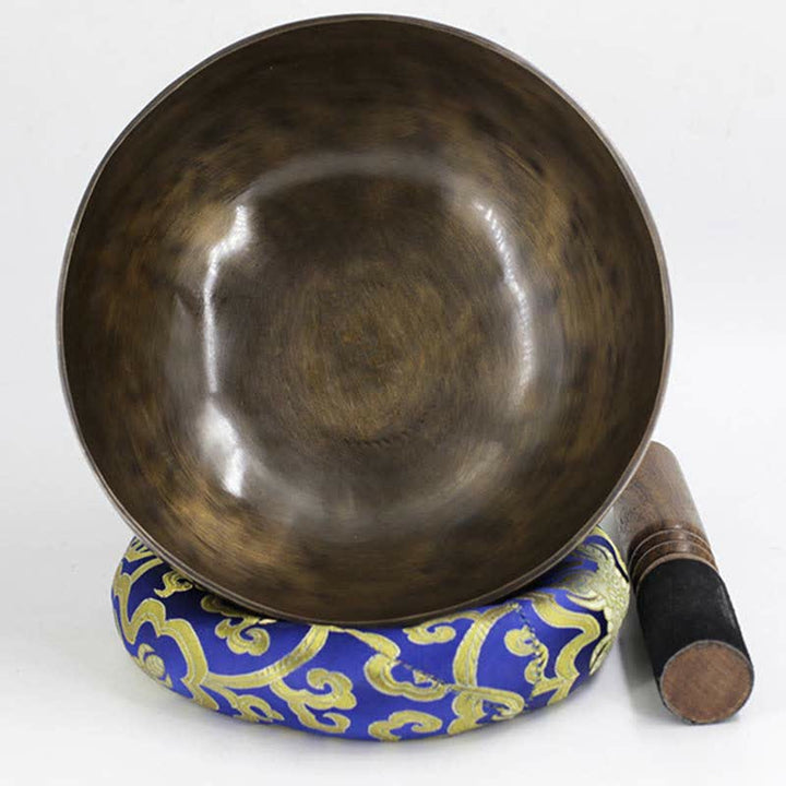 Cuenco tibetano Lunar Rainbow Full Moon hecho a mano para curación y meditación, juego de cuencos con sonido de energía positiva - image 11