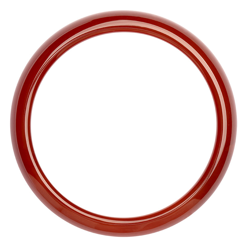Brazalete de confianza de ágata roja natural con Buddha Stones