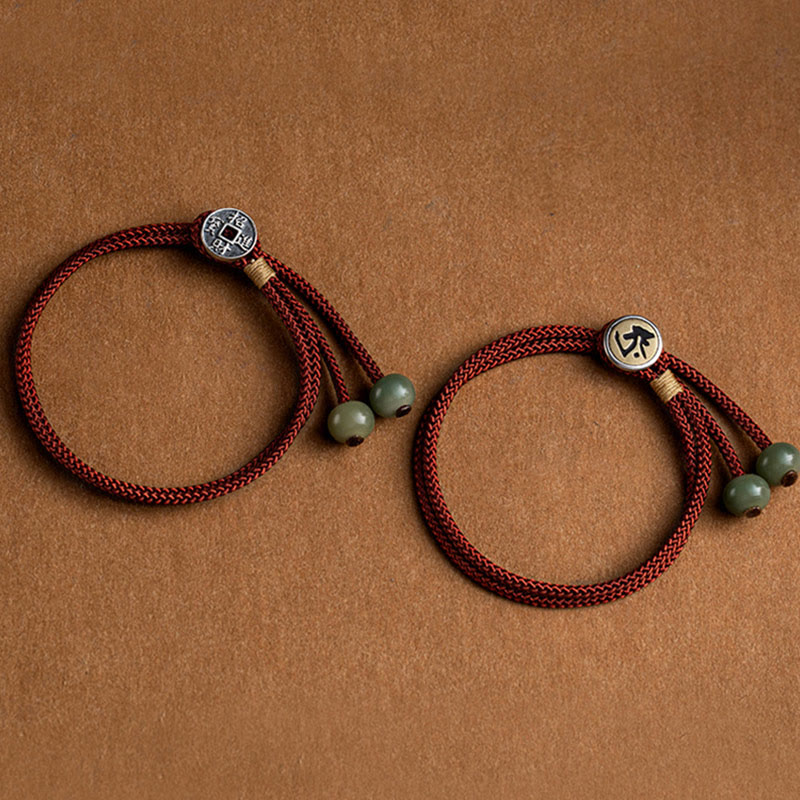 Pulsera de hilo rojo trenzado con Buddha Stones , Plata de Ley 925, hecha a mano, zodíaco chino, Buda natal, cian, Bodhi, protección de semillas - image 14
