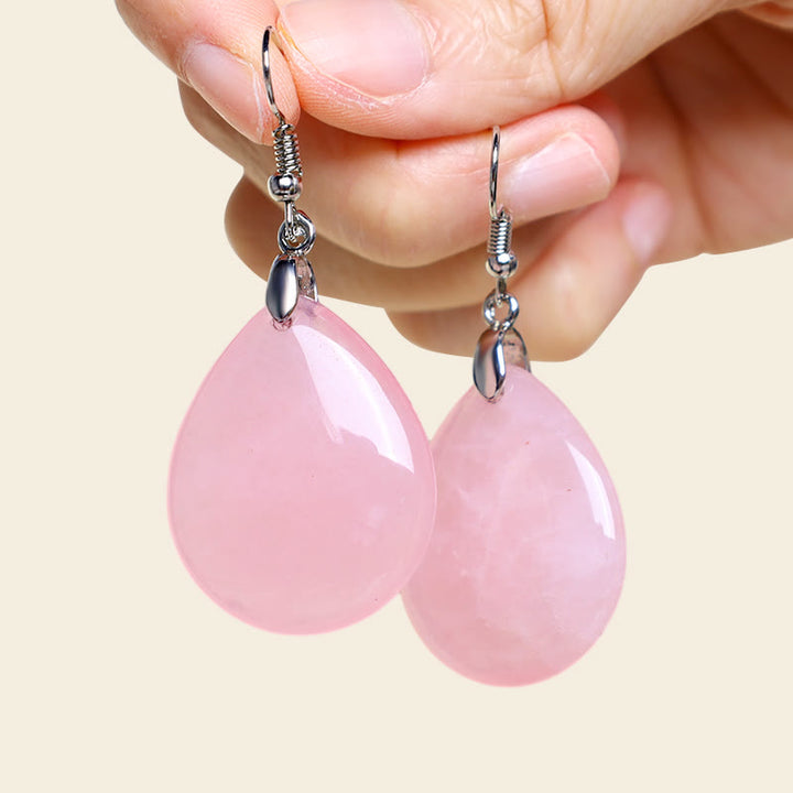 Pendientes colgantes curativos de aventurina natural con Buddha Stones