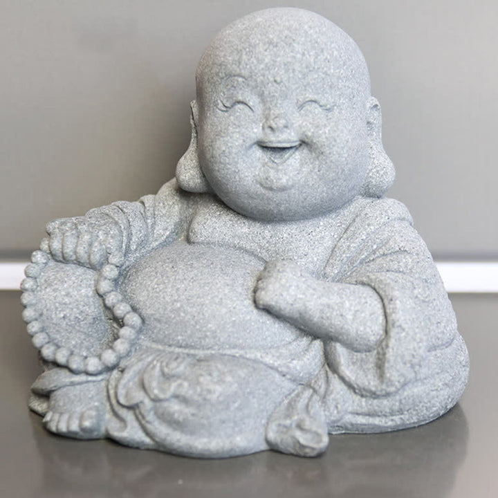 Buddha Stones meditación estatua de Buda compasión decoración del hogar