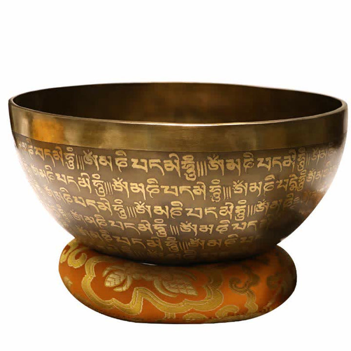 Cuenco tibetano Sutra hecho a mano para curación y meditación, juego de cuencos con sonido de energía positiva