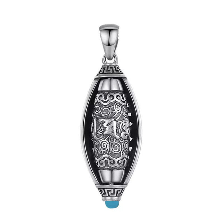 Collar de protección con Buddha Stones Tibet Om Mani Padme Hum, colgante giratorio - image 9