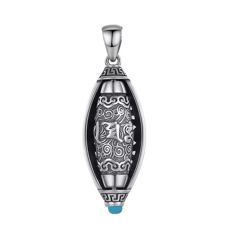 Collar de protección con Buddha Stones Tibet Om Mani Padme Hum, colgante giratorio - image 8