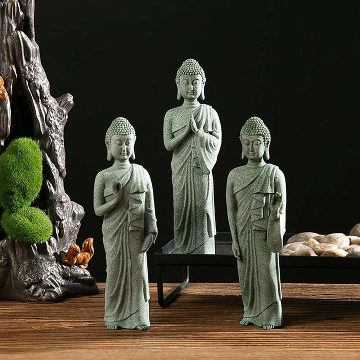 Estatua tibetana de meditación, contemplación, Buda, serenidad, compasión, decoración - image 16