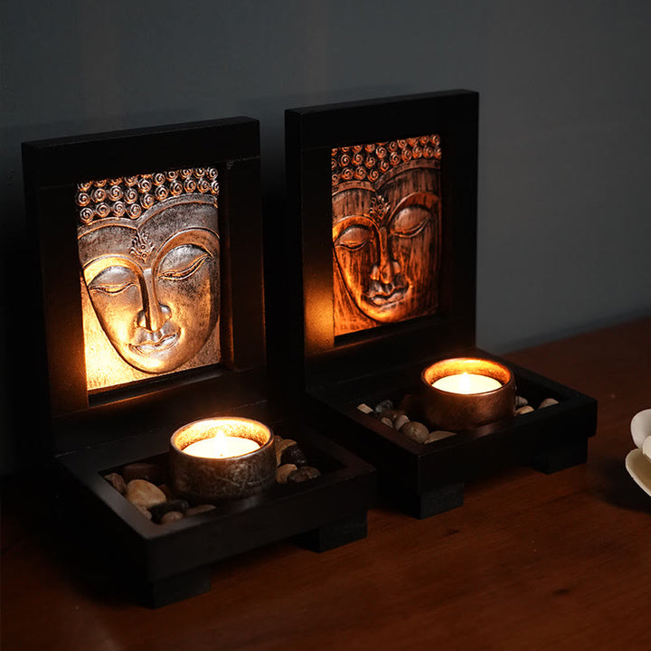 Buddha Stones Buda Compasión Serenidad Hogar Oración Altar Zen Decoración - image 1